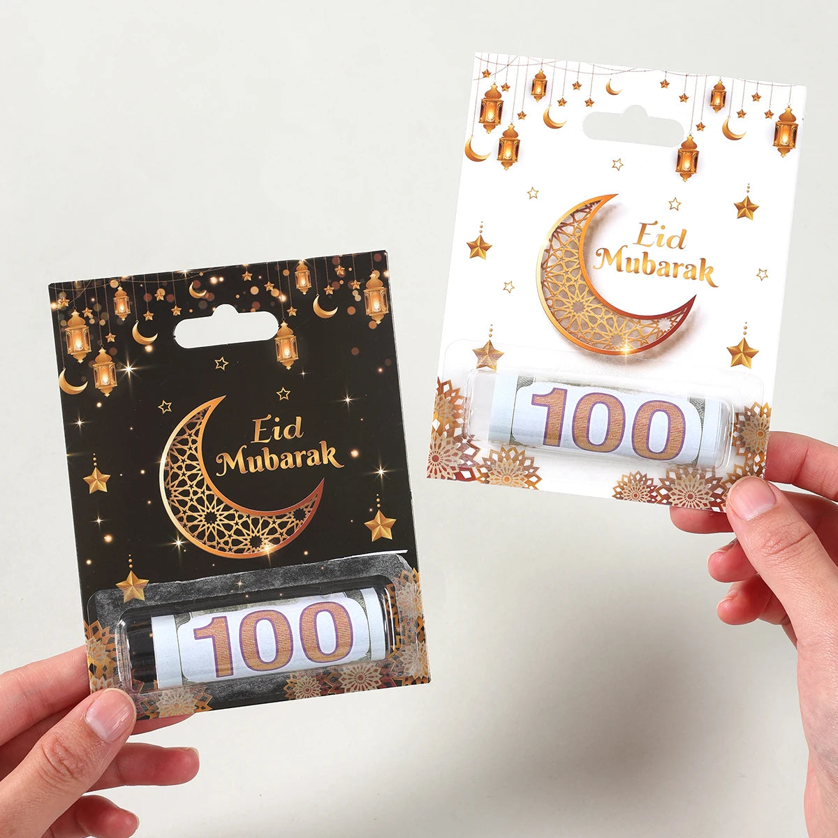 12 Carte Cadeau Porte-monnaie Eid Mubarak